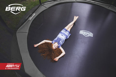 Berg Flatground Champion trampoline rand 330 cm grijs