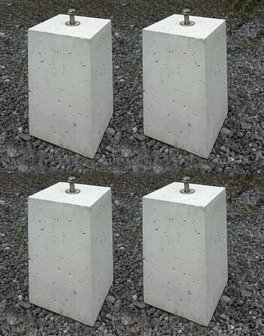 Beton blokken set = 4 stuks