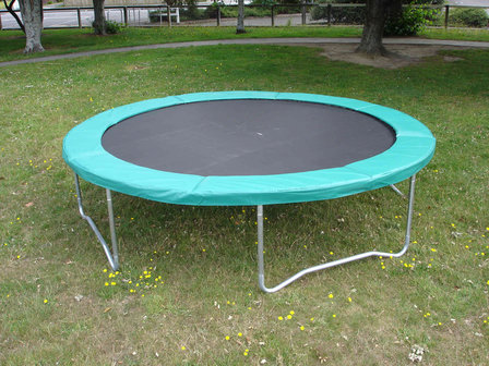 Airjump trampoline rand 305x213cm groen