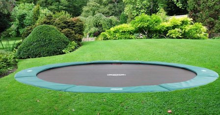 Berg Inground Champion trampoline rand 380 cm groen