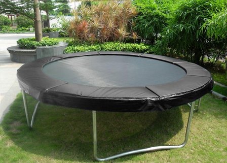 Rainbow trampoline rand 366 cm zwart
