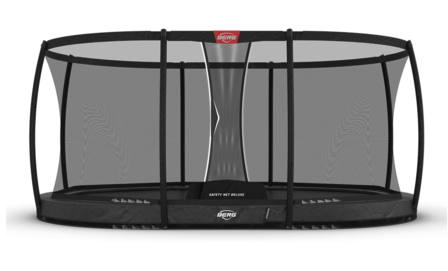 BERG Grand Champion Inground 470 met Deluxe safetynet - grijs
