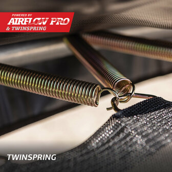 Berg Springmat 330 cm Twinspring Airflow PRO voor Berg Champion en Elite