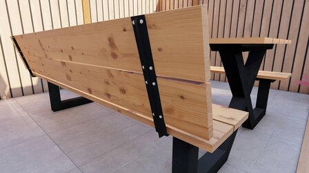 Picknicktafel Douglas Model X