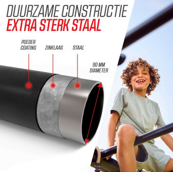 BERG PlayBase Wall met rekstok