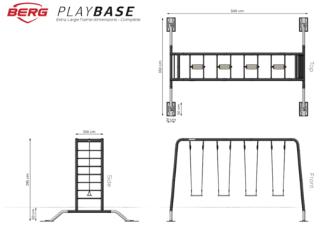 BERG PlayBase Extra Large + Ultimate set