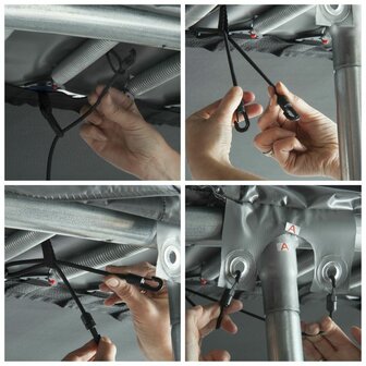 Ayvna Proline HD PLUS inground  randkussen 430 cm grijs