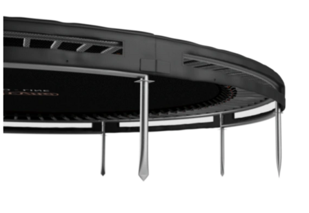 ProLine Inground randkussen 366 cm in zwart