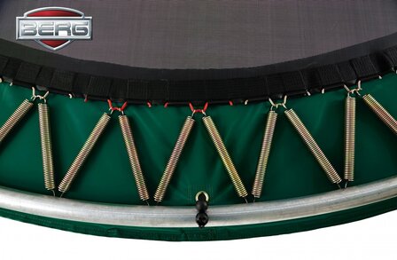  Berg Elite 330cm met Deluxe safetynet Grijs