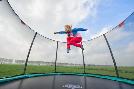  Berg Elite 330cm met Deluxe safetynet Grijs - EX Showmodel