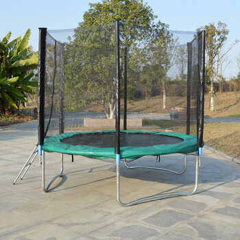 BTN Airlife trampoline 244 cm met net - groen