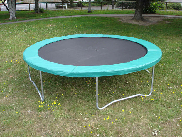 Airjump trampoline rand 315x213cm groen