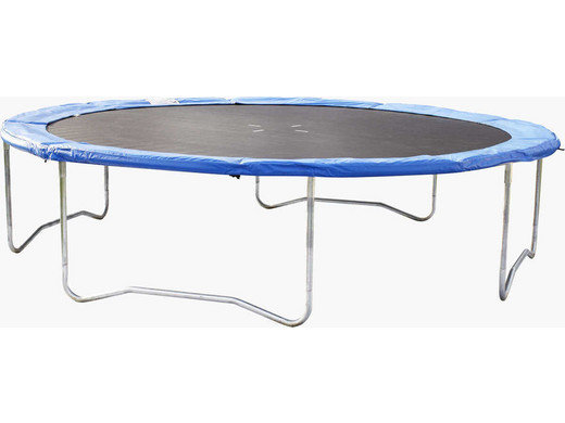Superfun trampoline 396 cm met net - blauw