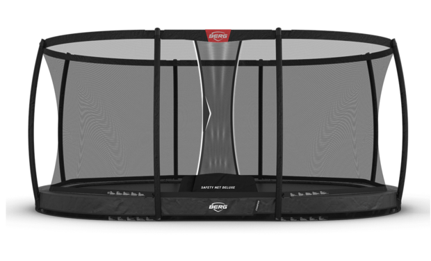 BERG Grand Champion Inground 470 met Deluxe safetynet - grijs