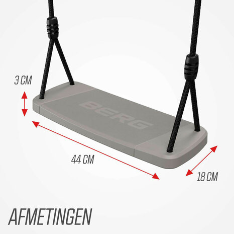 BERG PlayBase Schommelzitje - Grijs