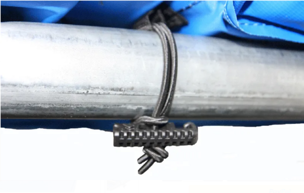 Max Jump randkussen Basic 460 cm blauw
