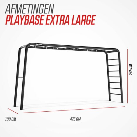 BERG PlayBase Extra Large Frame (1 x trap en 1 x rekstok)