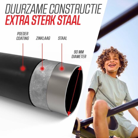 BERG PlayBase Extra Large Frame (1 x trap en 1 x rekstok)