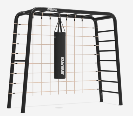 BERG PlayBase Medium TL met bokszak en klimnet