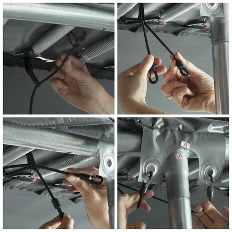 Ayvna Proline HD PLUS inground  randkussen 430 cm grijs