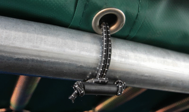 Max Jump randkussen HD 366 cm grijs