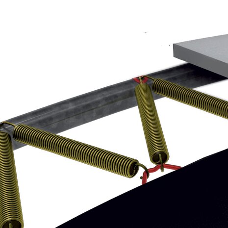  Berg Elite 330cm met Deluxe safetynet Grijs