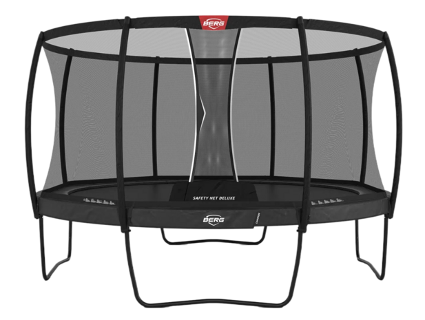 BERG Elite Regular 430 cm Grijs inclusief Safety Net Deluxe