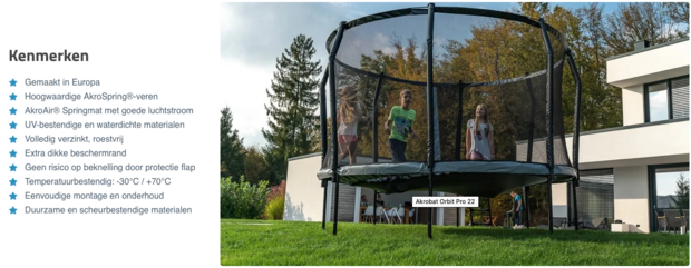 Akrobat Orbit Pro 430 cm