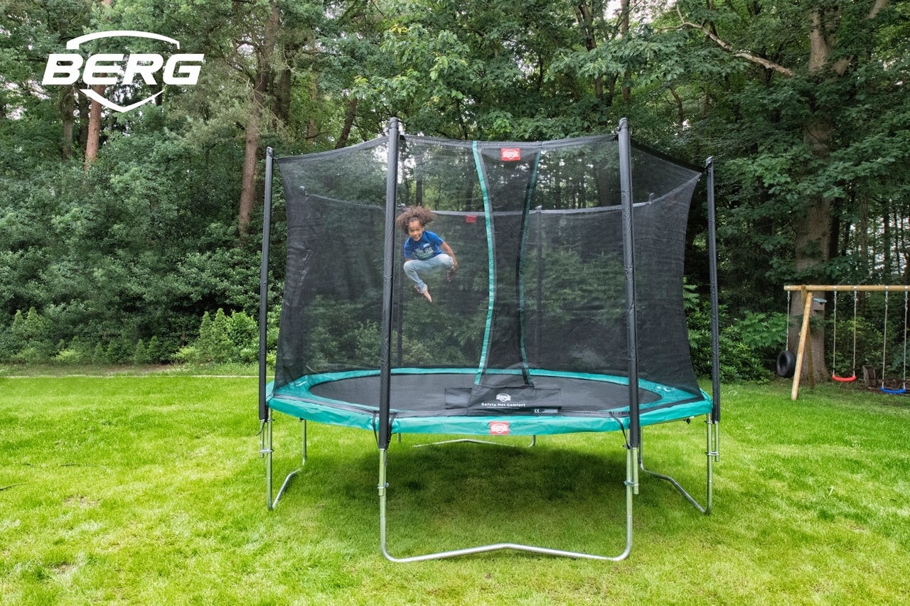 Ja Vormen Clam Berg Favorit randkussen voor Berg trampolines Favorit en Champion 380 cm cm  - Rainbow Trampolines en Outdoor