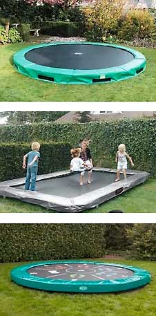 inbouw trampolines