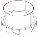 Glasfiber stok voor JumpPod trampolines_