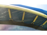 Superfun trampoline 396 cm met net - blauw_