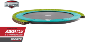 Berg Flatground Champion trampoline rand 380 cm groen Berg Flatground Champion trampoline rand 380 cm groen