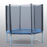 Superfun trampoline 244 cm met net - blauw Superfun trampoline 244 cm met net - blauw