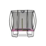 EXIT Silhouette rechthoekige trampoline met net - 153x214 cm roze EXIT Silhouette rechthoekige trampoline met net - 153x214 cm roze