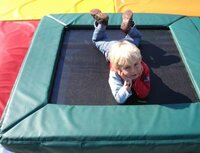 Akrobat Mini trampoline - vierkant 110x110 cm Akrobat Mini trampoline - vierkant 110x110 cm